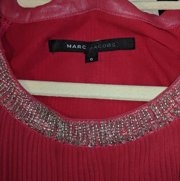 Marc Jacobs micropleted breaded silk minidress - Picture 4 of 6